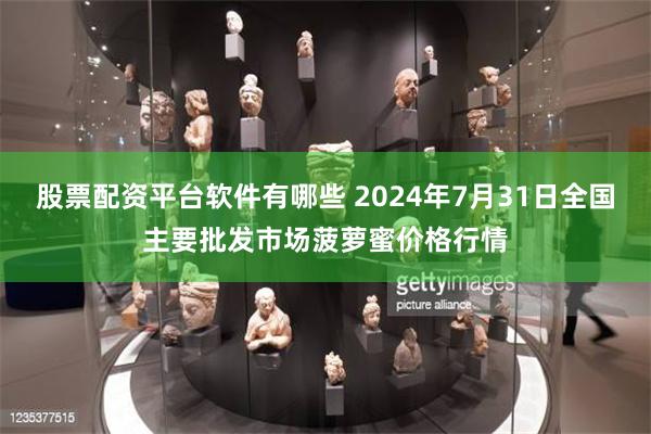 股票配资平台软件有哪些 2024年7月31日全国主要批发市场菠萝蜜价格行情