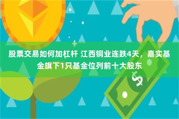 股票交易如何加杠杆 江西铜业连跌4天，嘉实基金旗下1只基金位列前十大股东