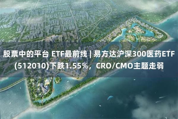 股票中的平台 ETF最前线 | 易方达沪深300医药ETF(512010)下跌1.55%，CRO/CMO主题走弱