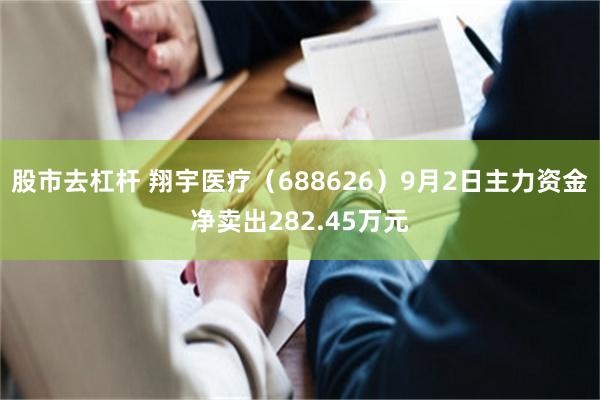 股市去杠杆 翔宇医疗（688626）9月2日主力资金净卖出282.45万元