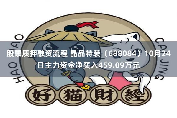 股票质押融资流程 晶品特装（688084）10月24日主力资金净买入459.09万元